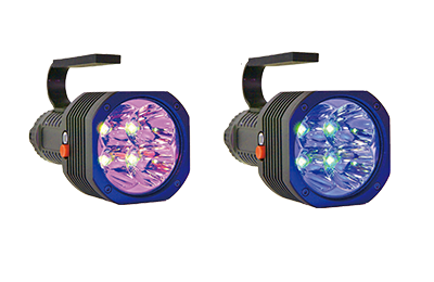 鑑識向け強力携帯型LEDサーチライト