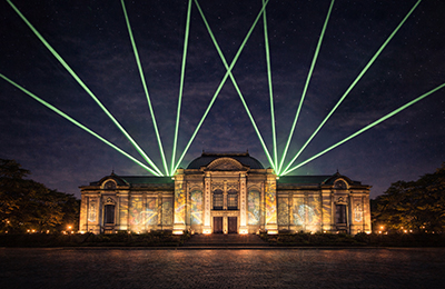 『レーザー照明演出』