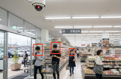 『安心接客・現場支援ソリューション（AI 顔認証システム）』